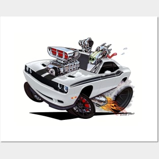 HELL CAT Dodge Challenger R/T Posters and Art